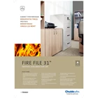 Brankas Dokumen Lemari Besi Chubb Safes Type Fire File 31 3